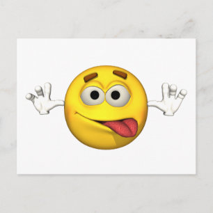 Emotion Guy - Tongue Out Briefkaart
