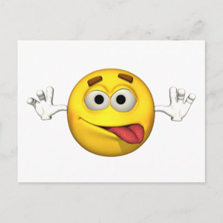 Emotion Guy - Tongue Out Briefkaart