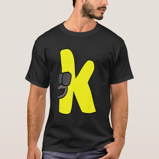 Emotion Letter K Alphabet Lore T-shirt (Voorkant)