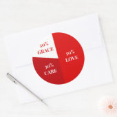Emotional Balance Pie Sticker (Enveloppe)