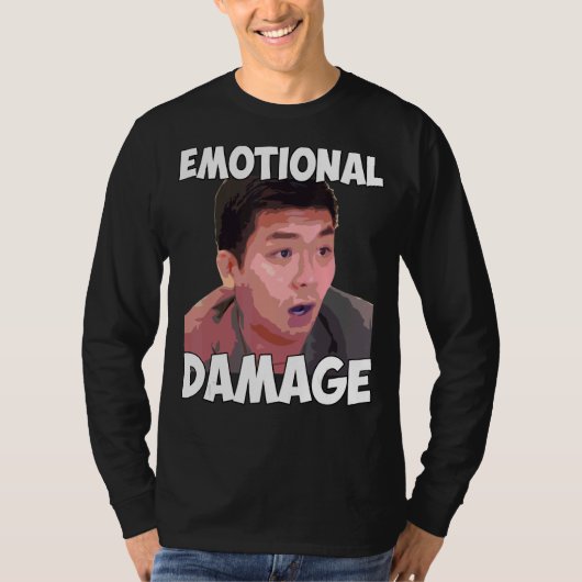 Emotional Damage Asian Stereotypes Steven He Meme T-shirt (Voorkant)