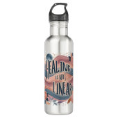 Emotional growth design with healing journey vibe waterfles (Voorkant)