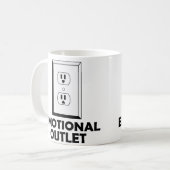 Émotional Outlet Funny Mug ou Travel Mug (Devant gauche)
