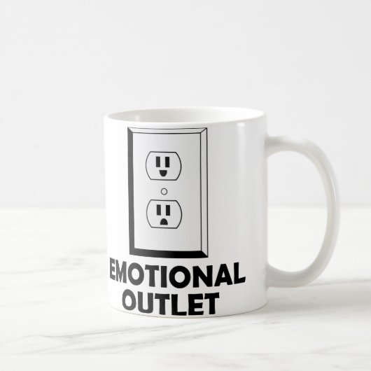 Émotional Outlet Funny Mug ou Travel Mug (Droite)