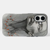 emotional portrait with thorn  Case-Mate iPhone case (Achterkant (horizontaal))