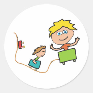 Emotional Roller Onderzetter Ronde Sticker