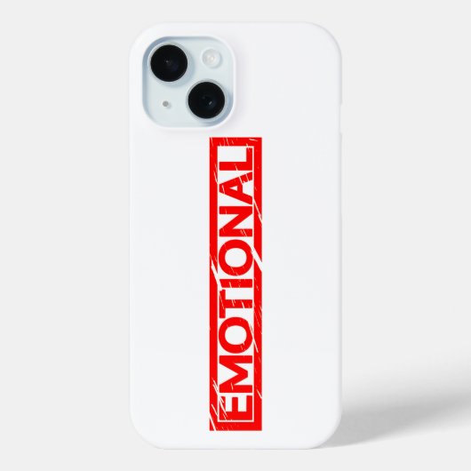 Emotional Stamp Case-Mate iPhone Case (Achterkant)