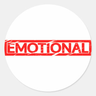 Emotional Stamp Ronde Sticker