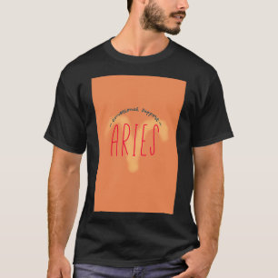 Emotional Support Aries Zodiac Art T-shirt