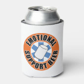 Emotional Support Beer - Koelbox Blikjeskoeler (Blikje Voorkant)
