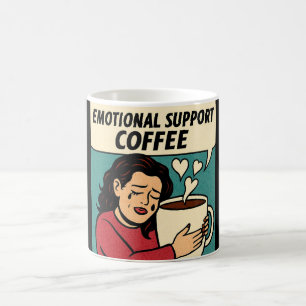 Emotional Support Coffee – Pop Art Comfort Koffiemok