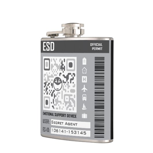 Emotional Support Device Grey Heupfles (Links)