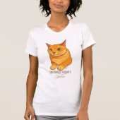 Emotional support feline t-shirt (Voorkant)