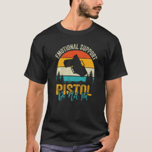 Emotional Support Pistol Pet Apparel Firear T-shirt