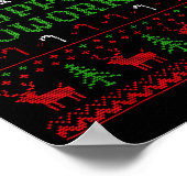 Emotional Suprt Coworker Funny Ugly Christmas Swea Poster (Hoek)