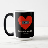 Emotionally available  magische mok (Links)