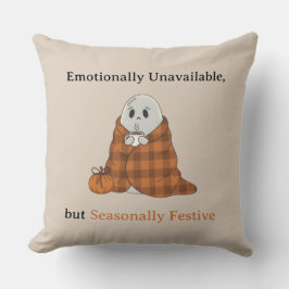 Emotionally Unavailable but Seasonally Festive Kussen