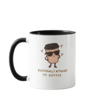 Emotioneel Gebonden Aan Koffie Grappige Koffiemok