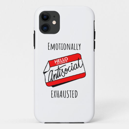 Emotioneel geëxtraheerd Case-Mate iPhone case (Achterkant)
