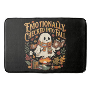 Emotioneel ingecheckt bij herfst Halloween Badmat