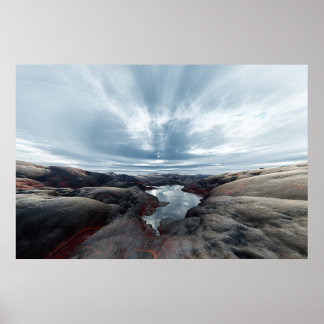 emotioneel landschap #1 poster