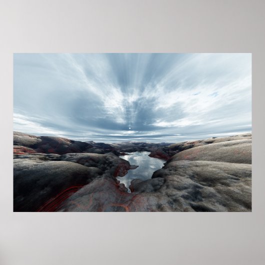 emotioneel landschap #1 poster (Voorkant)