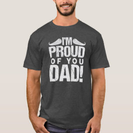 Emotioneel T-shirt met Vader Boodschap