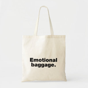 Emotionele bagage tote bag