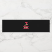 Emotionele Help Collega Classic Vibes Waterfles Etiket (Enkel label)