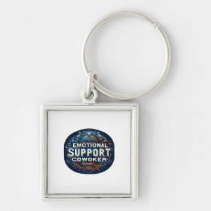 Emotionele hulp collega, typografie Classic Sleutelhanger