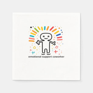 Emotionele hulp collega viraal servet