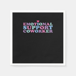 Emotionele hulp Coworker Chill Meme en Viral Servet