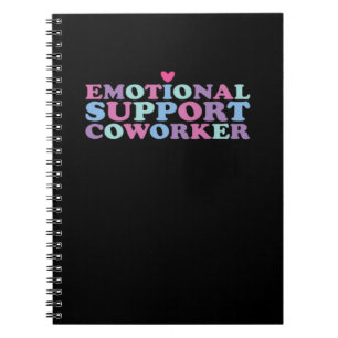 Emotionele hulp Coworker Classic - Werk Bestie Vir Notitieboek