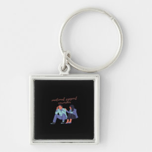 Emotionele hulp Coworker Essentieel Sleutelhanger