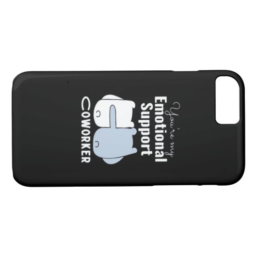 Emotionele hulp Coworker Grappig Quote Case-Mate iPhone Case (Achterkant (Horizontaal))