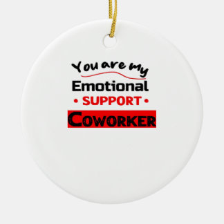 Emotionele hulp Coworker Sloth Vibes Keramisch Ornament