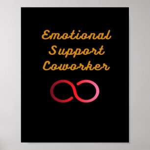 Emotionele Hulp Medewerker - Klassieke Arbeidsdag Poster
