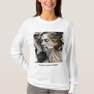 "Emotionele lijnen van goud" T-shirt