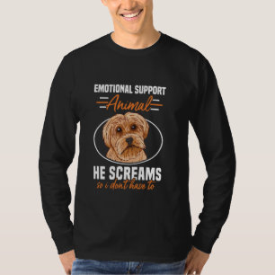 Emotionele ondersteuning Animal Yorkshire Terrier T-shirt