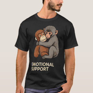 Emotionele Ondersteuning Baby Aap T-shirt