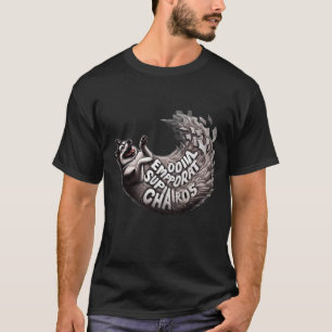 Emotionele Ondersteuning Chaos Grappige Husky Hond T-shirt