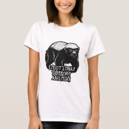Emotionele ondersteuning Dier Angry Honey Badger G T-shirt