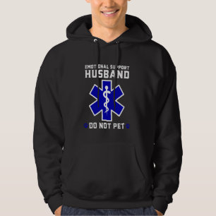 Emotionele Ondersteuning Echtgenoot EMS Ster van L Hoodie