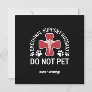 Emotionele Ondersteuning Echtgenoot Niet Aaien Poo Kaart