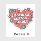Emotionele Ondersteuning Kindle Sticker (Vel)