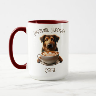Emotionele ondersteuning Koffie Schattigee Mocha Mok