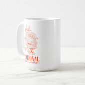 Emotionele steun collega leuke kerst kantoor koffiemok (Voorkant links)