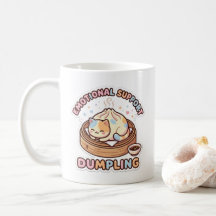 Emotionele Steun Dumpling Schattig Kawaii Dim Sum