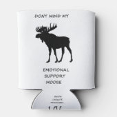 Emotionele steun eland blikjeskoeler (Achterkant)