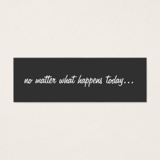 Emotionele steun Kaarten Mini Visitekaartjes